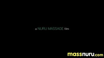 Naughty chick gives an amazing Japanese massage 24