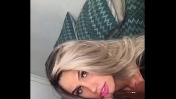 Brazillian Blondie sucking a bick cock - Whats her name?