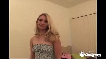 Cute Cougar Cassidy Finger Banged By Creepy Camera Guy