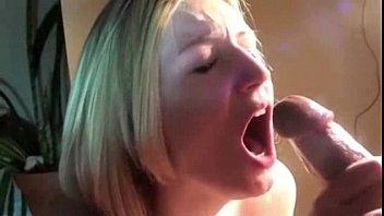Perfect Cumshot All Over Blonde's Pretty Face
