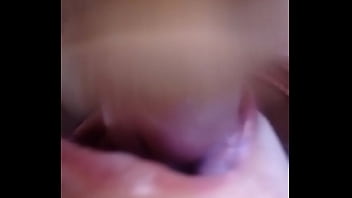 milk in mouth