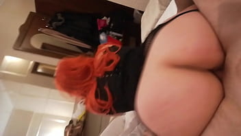 Paulina bigass redhair corset fucking