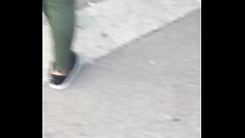 hijab big ass walking