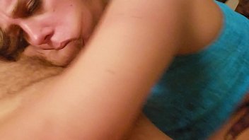 Sexy wife takes bbc while giving head