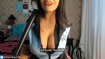 Roleplay Sexy Police Girl jerk off instruction, JOI Big boobs, Big ass cum pussy