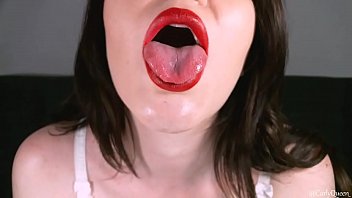 Carly Teases You With Her Delicioul Red Lips
