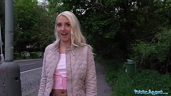Public Agent Blonde sexy Helena craves Czech holiday dick