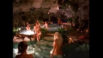 playboy grotto full of nude playmates