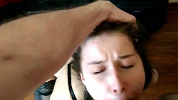 Hard Facefuck with a lot of sperm | Cum on mouth, Amateur