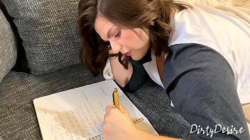 Dear diary - I wish my step brother would fuck me - taboo fantasy with creampie