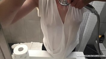 Compilation pierce boobs rub and spits and smoking and wetting by her self