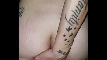 Tatted chick rides cock