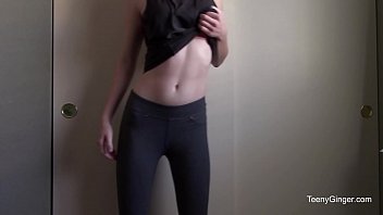 Multiple Standing Orgasms in Athletic Clothes