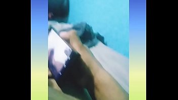 In video call with friend masturbating