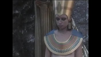 Egyptian queen sucks and fucks treasures hunter's big cock in ancient cave