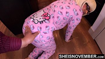 Ate Stepdad BBC For Lunch In Kitchen, Submissive Black Stepdaughter Honoring Daddy With Blowjob After Work While Jiggling Huge Booty, Family Sex By Msnovember on Sheisnovember