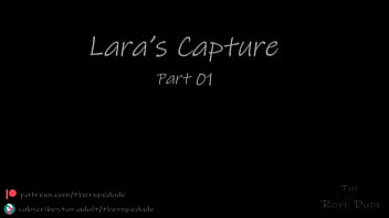 Lara Croft is caught by Tifa