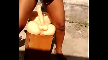 Cute booty fucking and blowjob outdoor