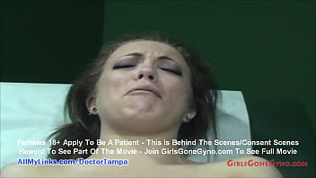 Pissed Off Executive Carmen Valentina Undergoes Required Job Medical Exam and Upsets Doctor Tampa Who Does The Exam Slower EXCLUSIVLY at GirlsGoneGyno.com