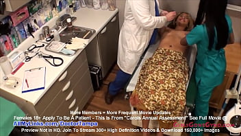 Latina Carol Cummings Sees Doctor Tampa and Nurse Misty For Her Yearly Checkup And Pap Smear EXCLUSIVELY at GirlsGoneGyno.com