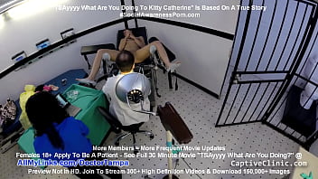 Kitty Catherine Has To Undress For Customs Agents To Search Her Nude Body & Doctor Tampa Checks Her Vagina For Contraband At