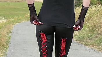leggings black latex
