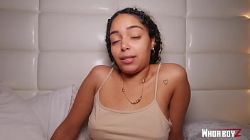 Latina slut getting bbc creampie for the first Time