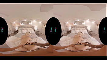 Big booty blonde lets you cum inside her ass in virtual reality