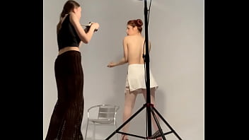 Backstage from a very erotic photo shoot
