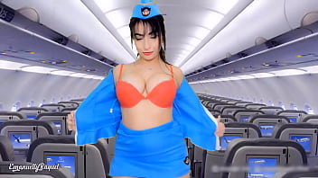 Roleplay fly with our company and experience the hottest vip virtual cock sucking from the hottest flight assistant ever
