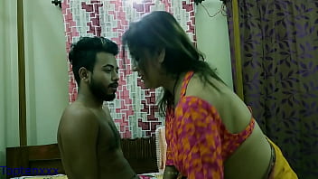 Desi Milf Aunty having sex with boy!! Paid house rent doing sex, enjoy with dirty audio