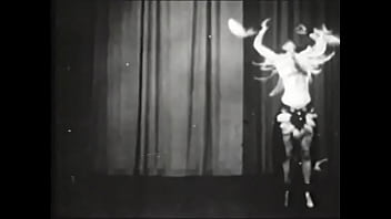 Old retro dance with striptease elements