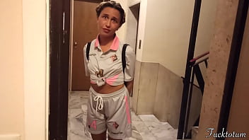 Innocent Cheerleader Tricked by an Old Man. She accepts to suck his Dick and to be covered into a Shower of Cum. Halloween Great Deepthroat Blowjob. (FULL)