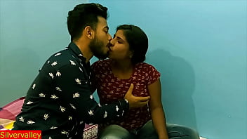 Desi Teen girl having sex with step Brother secretly!! 1st time fucking!!
