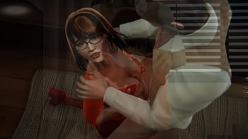 Scooby Doo - Movie Velma boobjob and sex with a cumshot on body - 3D Porn