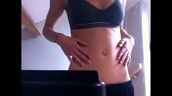 Fit Girl with Outie Navel Has Some Fetish Fun