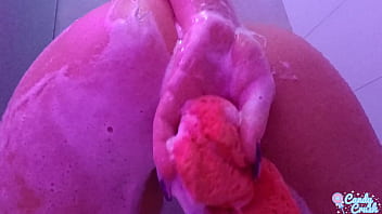 sexy hot shower with candy crush