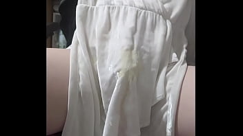 White Dress loves lots of cum!