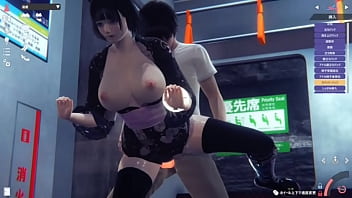 [Eroge Honey Select 2 Libido DX Play Video] Etch after having a handjob blowjob service by rubbing the breasts of a yukata huge breasts beauty who dislikes it 3DCG hentai video [hentai game]