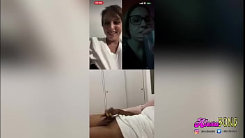 2 girls and 1 trans masturbate online
