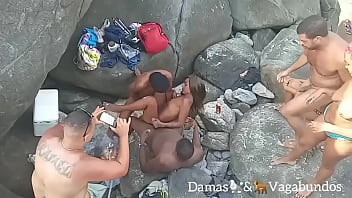 Outdoor Mass Amateur Orgy in Rio de Janeiro Brazil