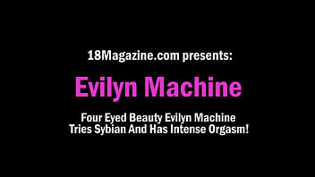 Hot Nerdy Coed Evilyn Machine loves trying sex toys! She rides a Sybian stuffing the dildo in her teen twat making it vibrate until she cums! Full Collections, full videos & 2000 models @ 18Mag.com!