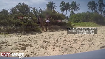 Cuckold Finds His Slut Wife Kriss Hotwife Being Made Of A Whore By The Male Baiano Director And Enjoying A Lot On The Beach With Several People Passing By Where They Were