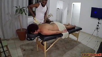 During a relaxing massage I ended up convincing the masseuse to fuck me nice