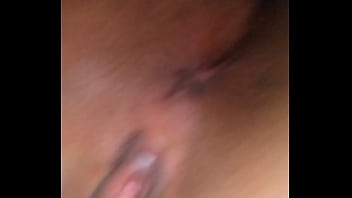 teasing my cuckold with the creampied made by this stranger black cock