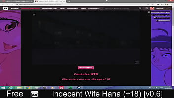 Indecent Wife Hana ( 18) (free game itchio ) Visual Novel
