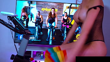 SCANDAL video of influencer girl exercising goes viral for masturbating on the spin bike her on full video 4k