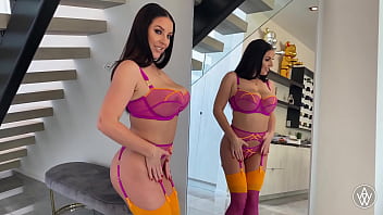 ANGELA WHITE - Australian Babe with Big Natural Tits gets her Ass Stretched Out by a Big Dick