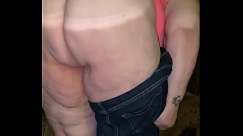 Fat chick with small jeans