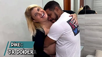 Brazilian blonde bbw does lot of anal sex on this interracial threesome